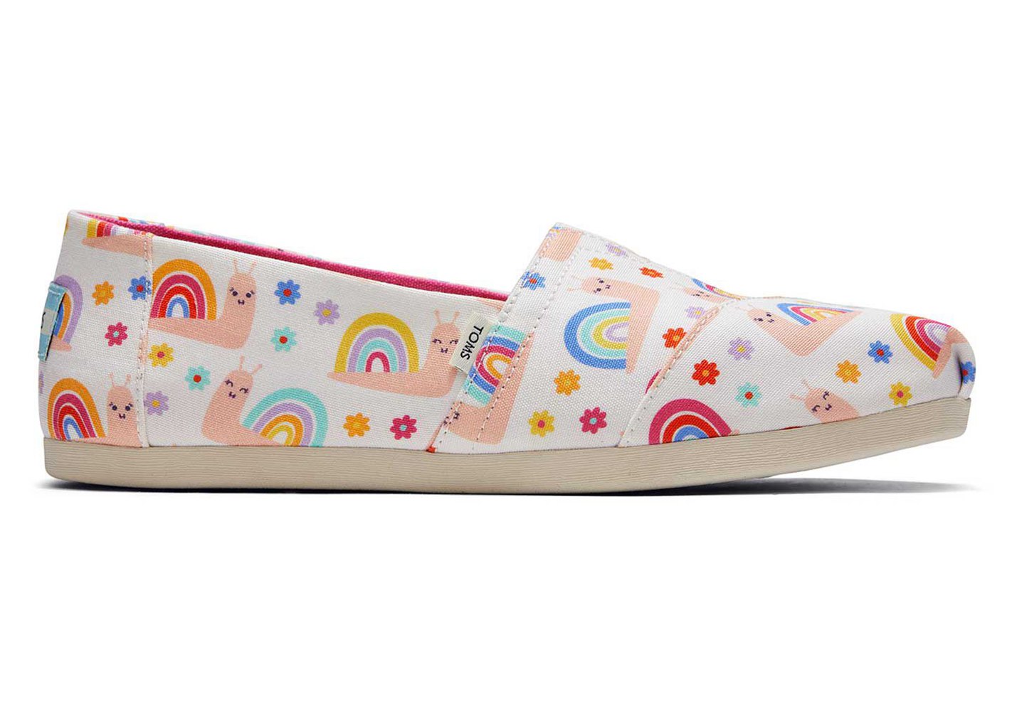 Toms Espadryle Damskie Kolorowe - Alpargata Rainbow Snails - 58PZRMFGV